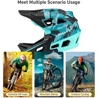 AliExpress LIXADA Full Face Mountain Bike Helmet Adult Racing Downhill MTB Helmet for Men/Women Adult Mountain Bike Helmet