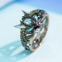 2025 Game Xiao Vigilant Yaksha Princess Crown Dainty Ring Kids Gift