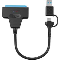 Cable Up To 6 Gbps High Speed Laptop Accessories SATA to USB3.0/Type-C Adapter 2 in 1 Usb Computer Cables Connecting Peripherals
