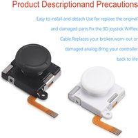 2pcs K-SILVER JS19 TMR Joystick for Nintend Switch NS OLED Joy-Con for NS Lite Replacement Thumb Stick 3D Analog JoyCon Joystick