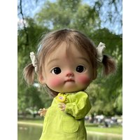 New sd bjd doll 1/6 Dots Qbaby diandian Smile Treasure Big Fish Body blyacgn Anime Resin body DIY Makeup Package