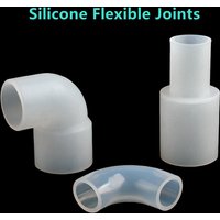 1~5PCS Silicone Flexible Joints Reducing Direct Elbow Hose Accessories Food Grade Tube Flexible Drink Water Soft Connector