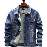 New Spring Autumn 2026 Fashion Casual Teenagers Denim Jacket Male Korean Embroidery Slim Men's Jacket Clothes Stretch Denim Coat