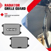 Radiator Guard For Tiger Sport 660 660Sport 2022-2026 Motorcycle Aluminum Radiator Grille Guard Protector Grill Protection Cover