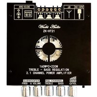 ZK-HT21 TDA7498E 2.1 BT digital power amplifier module high and low pitch subwoofer 160W*2+220W