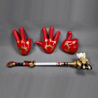 1 Set Game Honkai Star Rail Sparxie Cosplay Cane Prop SP Sparkle Chispa Sparxie Hand Props Magic Wand Party Adult Women Men Role