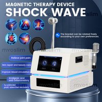 MYOslim 2-in-1 High-Frequency Vibration Magnetic And Shockwave Therapy Device for Pain Relief Muscle Relaxation Deep Body Massag