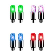 AliExpress NONE Car Hub Ambient Light Bicycle LED Tire Lights Universal Car Neon Lamp Valve Cover Lights Tire Colorful Flashing Bulb Decoration
