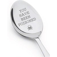 You Have Been Poisoned Spoon fall birthday husband wife happy Halloween eve party dinner table decoration friend gift present