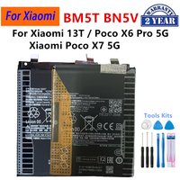 Brand New BM5T BN5V For Xiaomi 13T Xiaomi Poco X6 Pro 5G Xiaomi Poco X7 5G Phone Replacement Batteries+Tools