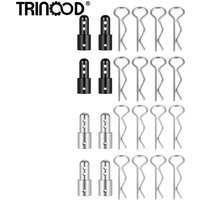 TRINOOD Aluminum Alloy Body Post Clips Front Rear Shell Column Mounts for 1/14 MJX Hyper Go 14210 14209 14301 14302 Parts