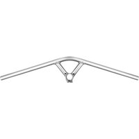 Touring Bike Handlebar Aluminum Blunt Angle Touring Bike Front Forklift Handlebar For Touring Bike