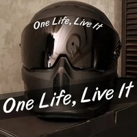 1PC One Life Live It Sticker Waterproof Vinyl Decal, Multicolor Motorbike Bike Car Helmet Decor
