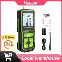 Huepar Laser Rangefinder Digital Laser Distance Meter Measure 60M 100M 120M Trena Laser Tape Range Finder Green Beem