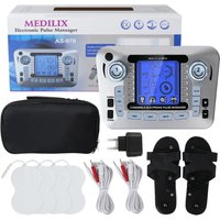 12 Modes Digital Electric Pulse Massager Tens EMS Muscle Stimulator Therapy Machine Body Massage Pain Relief Tool Health Care