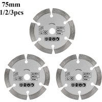 3 Inch Stone Cutting Blade 75mm Grinding Wheel Blade Angle Grinder Saw Blade for Cutting Tile Ceramic Concrete Marble