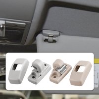 2Pcs Sun Visor Hook Clip Bracket Hanger Compatible Interior Visor Clip Hook Clip Bracket Replacement Car Accessories