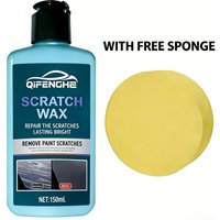 QIFENGHE Scratch Wax 5.07oz Car Paint Scratch Remover Long-Lasting Bright Auto Scratch Repair Polish