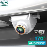 Caméra de recul de voiture GreenYi AHD 1080P 170 ° Fisheye – objectif doré Full HD, Vision nocturne pour véhicule, caméras frontales de sauvegarde de recul, G999