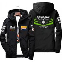 AliExpress Kawasaki Racing motorcycle jacket, cycling travel motorcycle jacket, clothing, windproof and waterproof down jacket