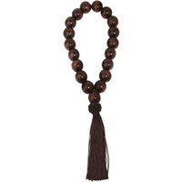 Beads Pendant Wood Decoration for Adults On Car Rear View 20mm Rosary Hanging Ornament Gears Shift Decor