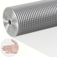 Welded Mesh Garden Fence, Chicken Wire Netting, Welded Fencing for Gardens and Poultry, Galvanized Electric Welding Wire Roll