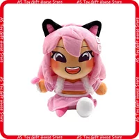 Roblox Layla Plush Doll Pink Cat Ear Soft Stuffed Plushie Youtube Influencer 24Cm 170G Birthday Holiday Gift For Game Fans