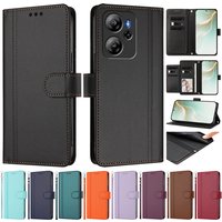 Leather Flip Case For Blackview Oscal Tiger 12 Tiger12 13 8 Oscal Flat 2 2C FLAT 1C Case Luxury Multi 9-Card Wallet Holder Cover