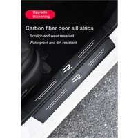 Car Door Sill Scuff Plate Trunk Bumper Guard Strips for Volkswagen Rline R Passat GOLF 3 4 5 6 7 8 GTI POLO MK5 MK7 MK8 Tiguan
