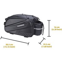 AliExpress NONE MTB Camel Bag Foldable Rear Seat Storage E-Bike Compatible Waterproof Cycling Equipment Quick Release Design Cycling Accessories