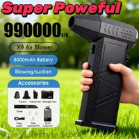 Hot Sale 2-in-1 Violent Fan Air Blower And Vacuum Dust Cleaner Powerful 990000r/s Brushless Turbo Jet Blower Rechargeable Str image 4