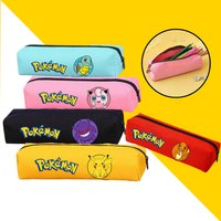 Pokemon Pikachu Pencilcase Cartoon Pikachu Pencilcase Polyester Pen Bag Storagebag Stationery Box Zipper Bag Gifts