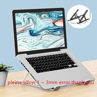 1Pieces Adjustable Notebook Holder For Macbook Non-slip Foldable Cooling Base Bracket For 9-15 Inches Tables And Laptops