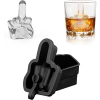 Middle Finger Ice Cube Mold Easy-Release Silicone Fun Shapes BPA Free Idea for Party Whiskey Cocktails Coffee Drinks