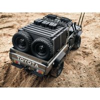 RC Pickup Rear Cargo Box for MN82 LC79 Model Truck Openable Heavy Duty Cross-country RC Car Modification Accessories 1/12