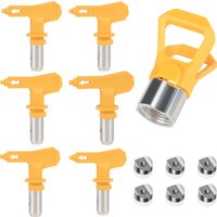 Multiple Model 1 Set Airless Paint Sprayer Nozzles Accessories Reversible Spraying Gun Machine Tips For Titan Wagner 9raco