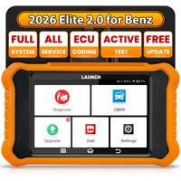 LAUNCH Creader Elite V2.0 für Benz OBD2-Scanner, bidirektionales Scan-Tool mit vollständigen Systemen, alle Resets, ECU-Codierung für BMW für Ford