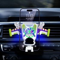 Dsn New Toy Story Buzz Lightyear Car Phone Holder Wireless Charging Mobile Phones Electric Car Phone Holder Anime Figure Gift