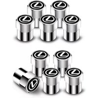 4Pcs Car Logo Wheel Tire Valve Air Stem Cap Duust Covers For Lexus GS350 Ct200h RX350 NX300h ES300h IS350 LX600h SC430 LS430 GX