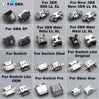 YuXi 1 Piece USB Type-C Charging Port Connector For Switch NS Pro Lite Oled Power Jack Socket For 2DS New 3DS NDSi LL XL GBA SP