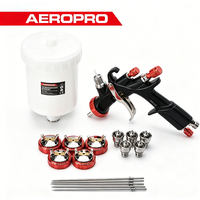 AEROPRO A610 LVLP Spray Gun Low Overspray For Car Painting 1.3 1.4 1.5 1.7 2.0 2.5mm Nozzle Kit Pneumatic Spray Gun Air Tool image 4