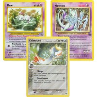 PKM DIY Proxy Anime Game Regular Cards PTCG Mew 47 Mewtwo 12 Chimecho 1 Lucky Stadium 41 Center 40 Toy collection gift Self Made