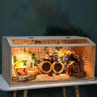 Chick Brooder Box Wood Rutin Chicken Feeding Box for Duck Mouse Sleeping