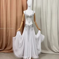 Belly Dancing Costume for Women Sequin bead string Set Adult Oriental Dance Professional Performance Costumes 34/36/38 B/C/D/DD