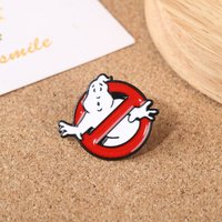 Cartoon Ghostbusters Metal Badges Brooches Pins Clothing Backpacks and Other Personalized Diy Decorative Accessories