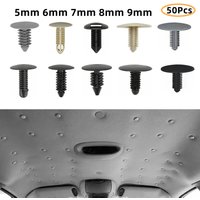 Universal Truck Car Roof Ceiling Trunk Cover Hood Insulation Cotton Trim Fastener Clip Screw Rivet 5mm 6mm 7mm 8mm 9mm Hole Mix
