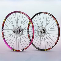 Quick Release Cassette Mountain Bike Wheel Set 120db Hubs 26 27 5 Inch Aluminum Alloy City Commuting Compatible Disc Brake
