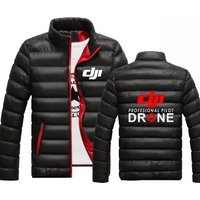 Dji Professional Pilot Drone 2025 Men's New Autumn Winter Warm High Quality Leisure Four-Color Cotton Hoodie Tops