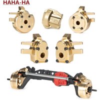 SCX10 III Capra Brass Weight Steering Knuckle Diff Cover Portal Axle Plates for Axial AXI03007 AXI03004 Adds Weight Down Low