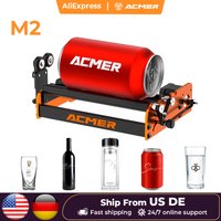 ACMER M2 Laser-Rotationswalze, Lasergravierer, Y-Achsen-Rotationswalze für Laserschneidmaschinen, Gravur von zylindrischen Objekten, Dosen